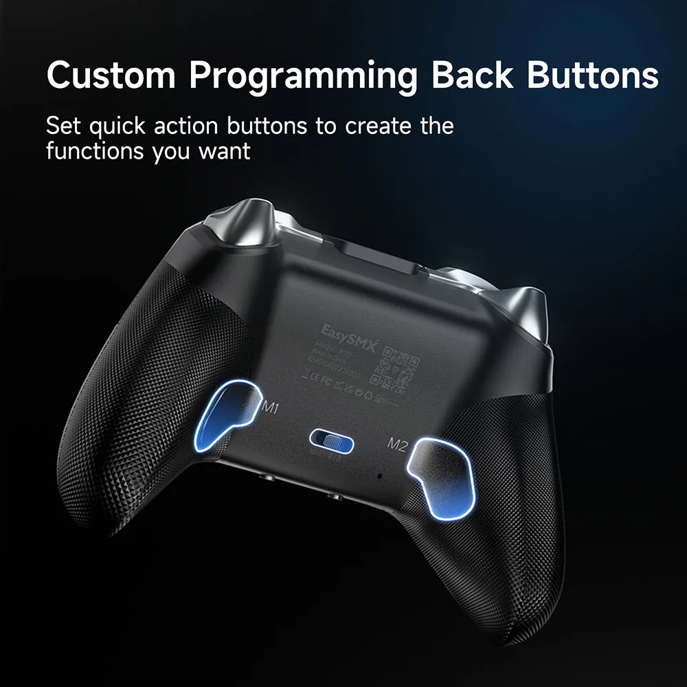 EasySMX® X10 Controller with Mechanical Buttons and Hall Joysticks