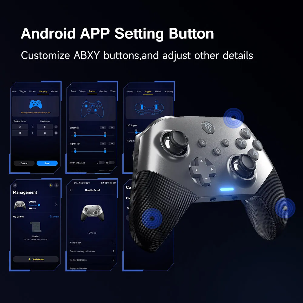 EasySMX® X10 Controller with Mechanical Buttons and Hall Joysticks