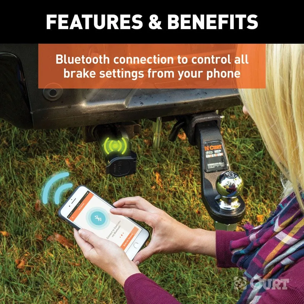 Echo Mobile Trailer Brake Controller, 7-Way, Bluetooth Smartphone Connection