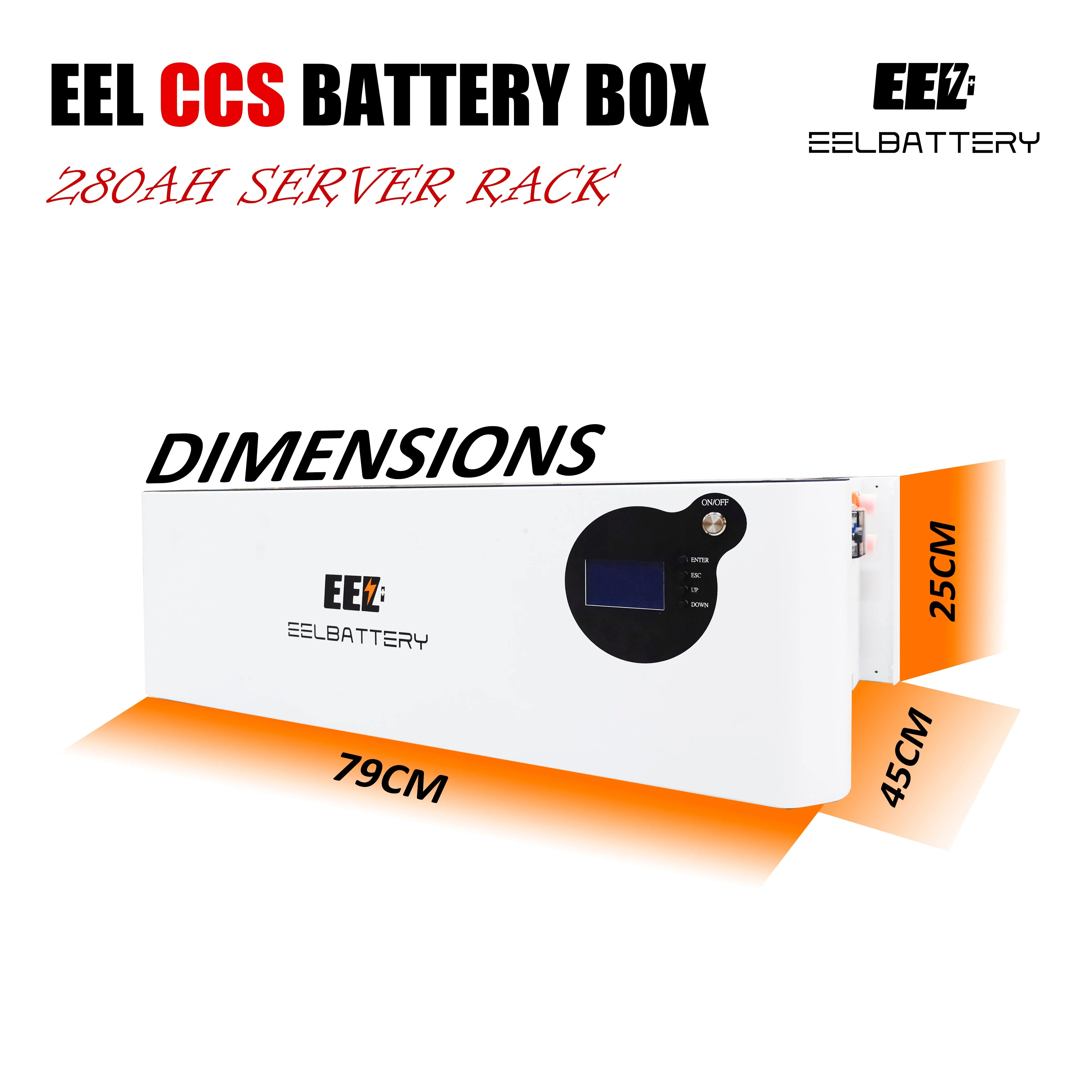 EEL 48V 16S Battery DIY CCS Module Box Kits with Bluetooth BMS Home Energy Storage ESS Type EU Stock