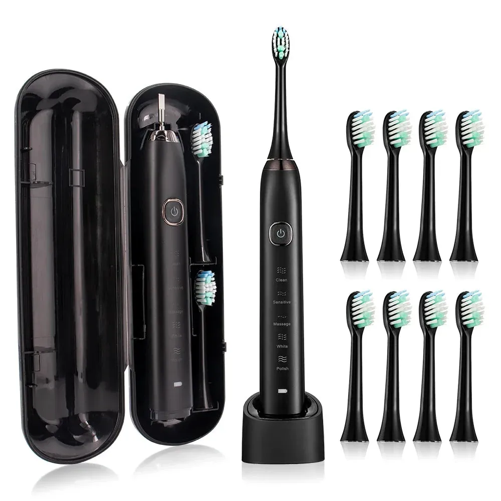 Electric Toothbrush USB Rechargeable IPX7 Waterproof S100 Ultrasonic SonicToothbrush Electric for Adult Suitable for Gift