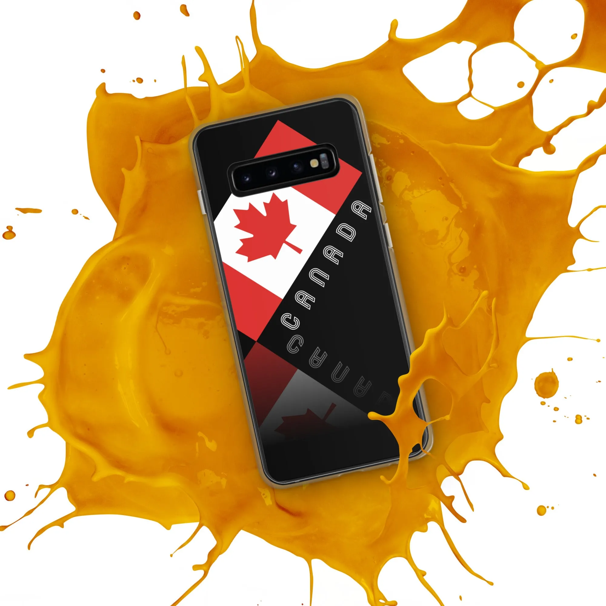 Elegant Maple Leaf Canada Samsung Black Case