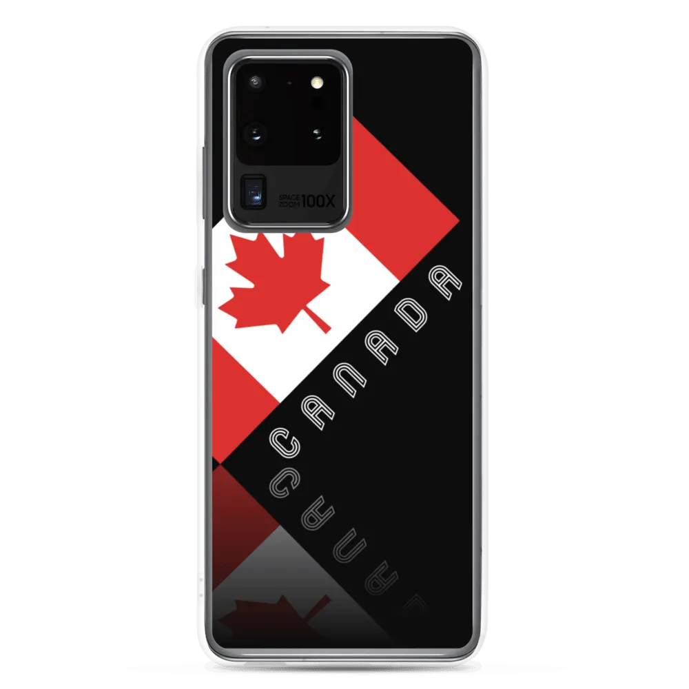 Elegant Maple Leaf Canada Samsung Black Case