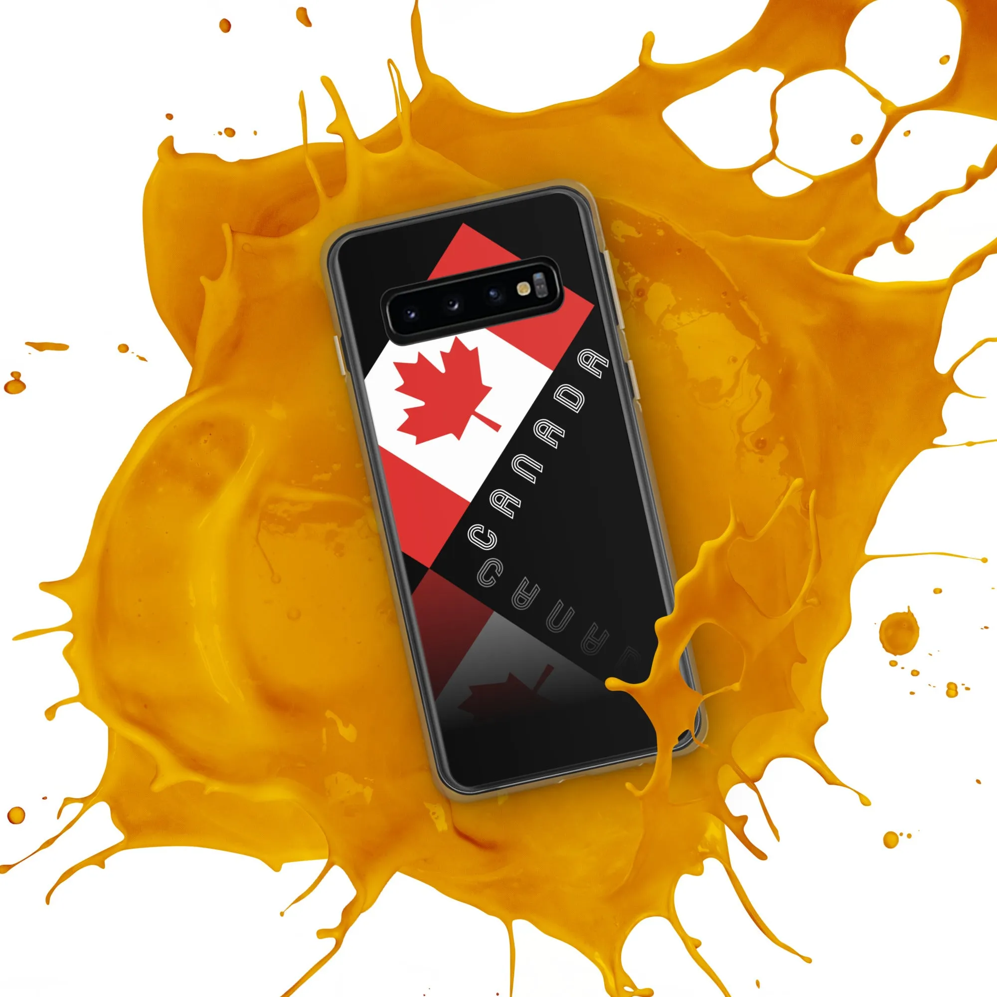 Elegant Maple Leaf Canada Samsung Black Case