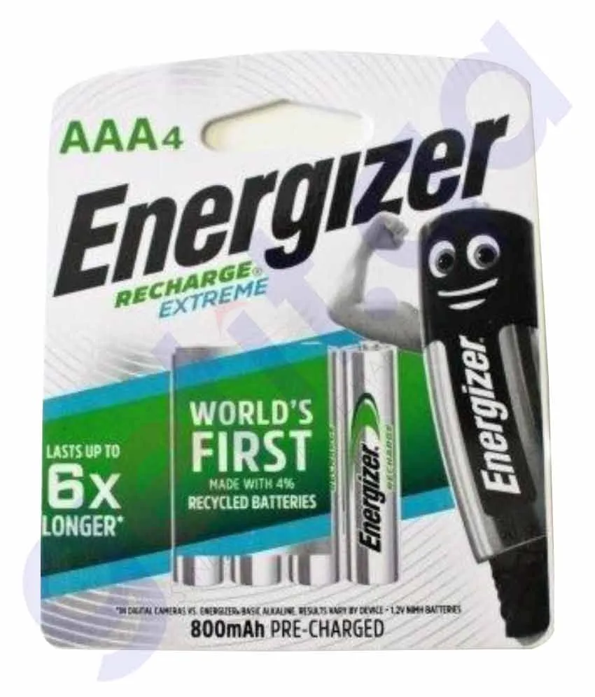 ENERGIZER RECHARGE EXTREME AAA BP4