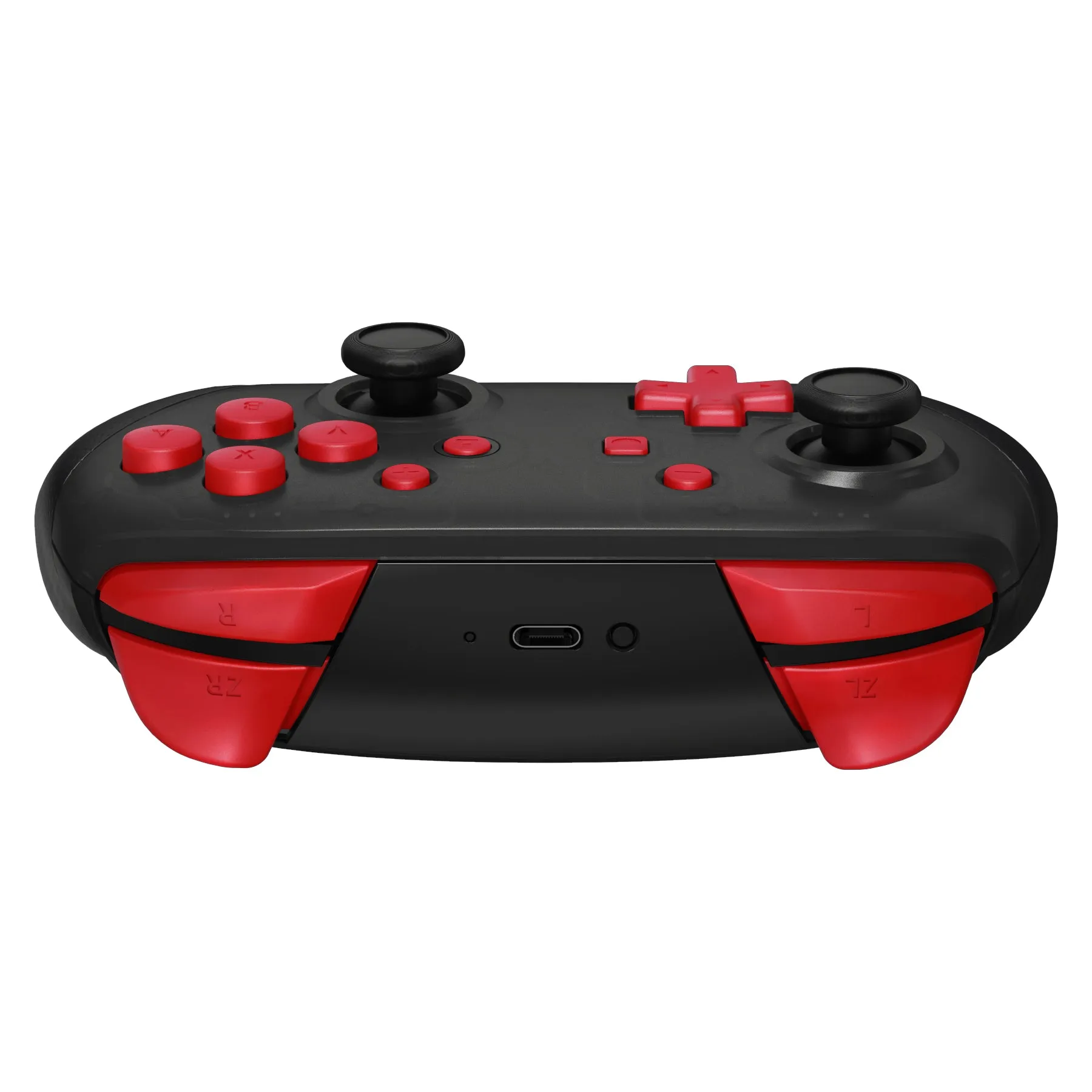 eXtremeRate DIY Replacement Full Set Buttons for Nintendo Switch Pro Controller - Passion Red - KRP332