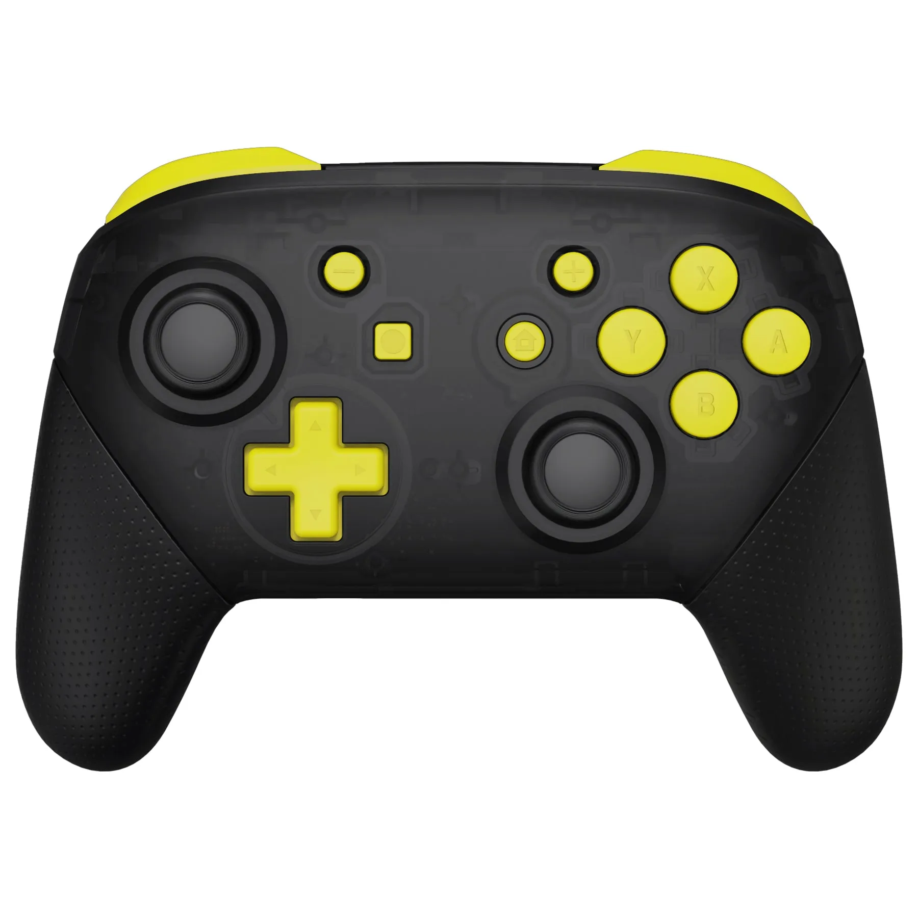 eXtremeRate DIY Replacement Full Set Buttons for Nintendo Switch Pro Controller - Sunflower Yellow - KRP359