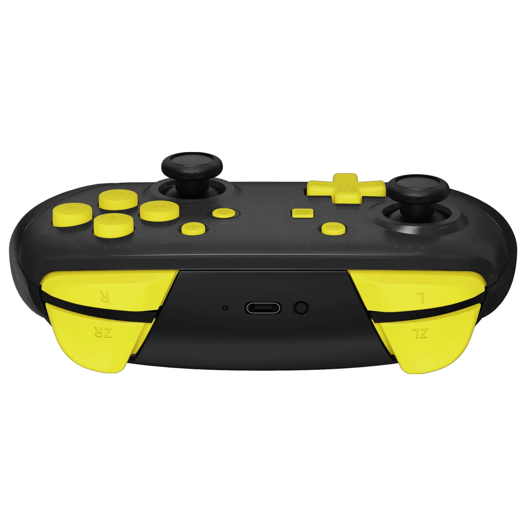 eXtremeRate DIY Replacement Full Set Buttons for Nintendo Switch Pro Controller - Sunflower Yellow - KRP359