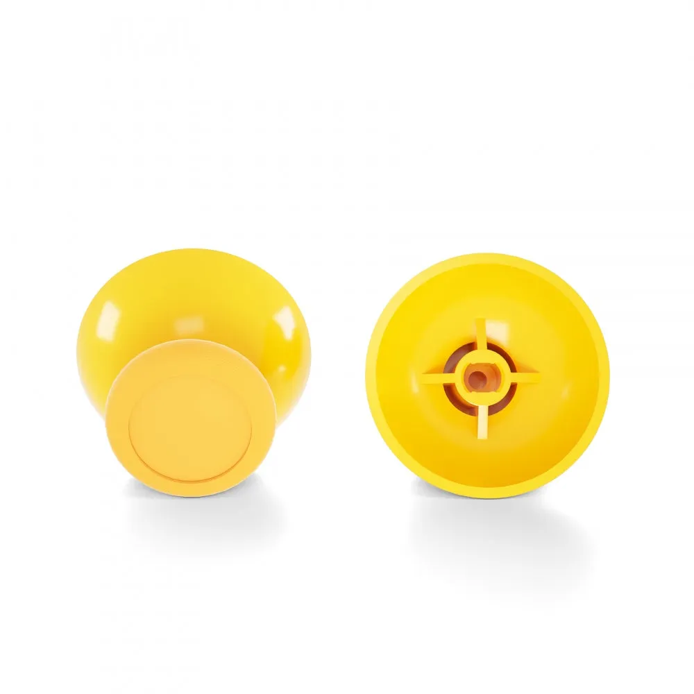 eXtremeRate Yellow Replacement 3D Joystick Thumbsticks, Analog Thumb Sticks with Phillips Screwdriver for Nintendo Switch Pro Controller - KRM517