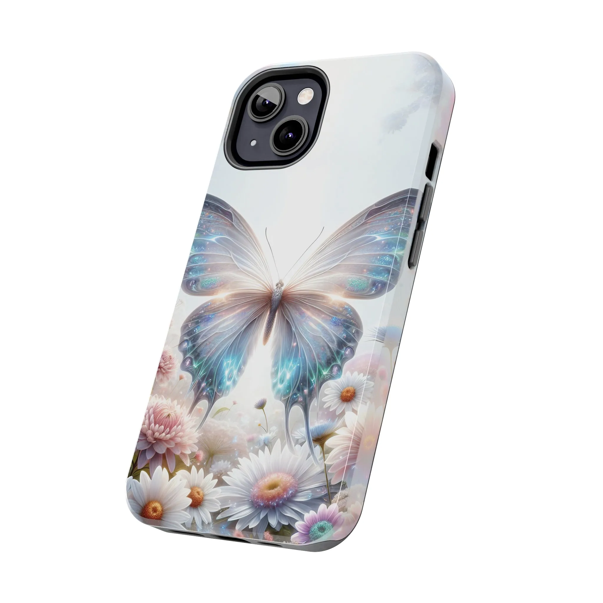 Fantasy Butterfly and Floral design Tough Phone Case compatible with a large variety of iphone models