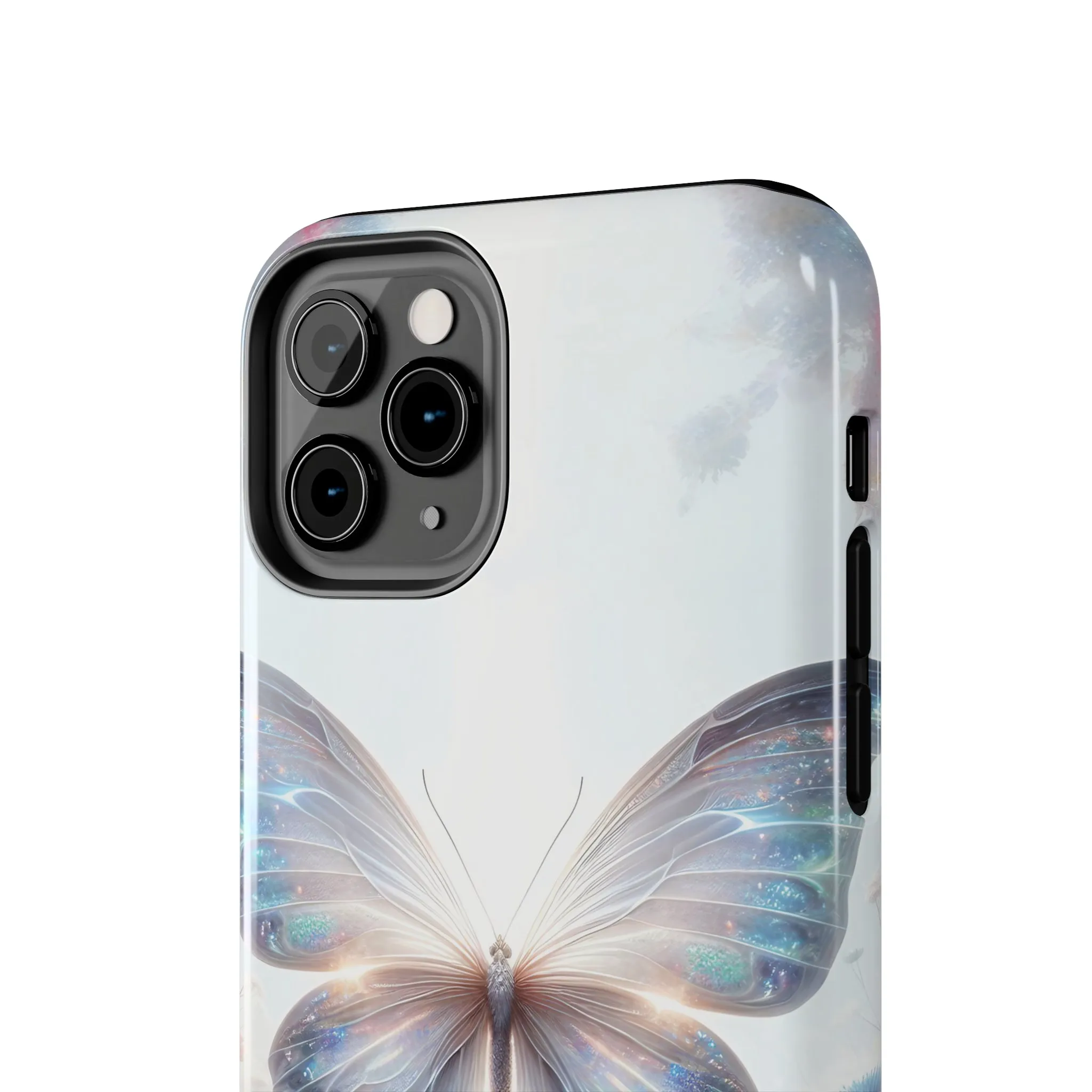 Fantasy Butterfly and Floral design Tough Phone Case compatible with a large variety of iphone models