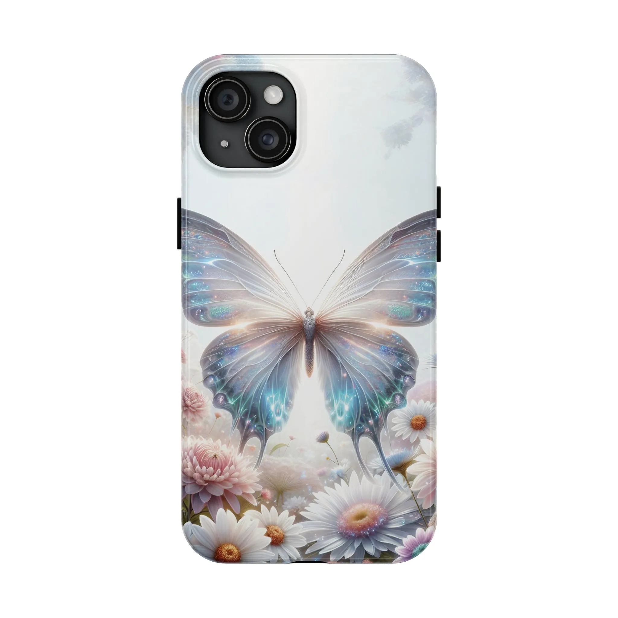 Fantasy Butterfly and Floral design Tough Phone Case compatible with a large variety of iphone models