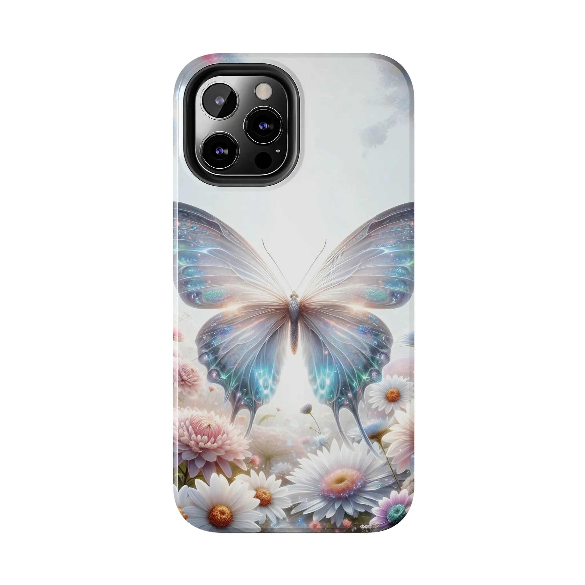 Fantasy Butterfly and Floral design Tough Phone Case compatible with a large variety of iphone models