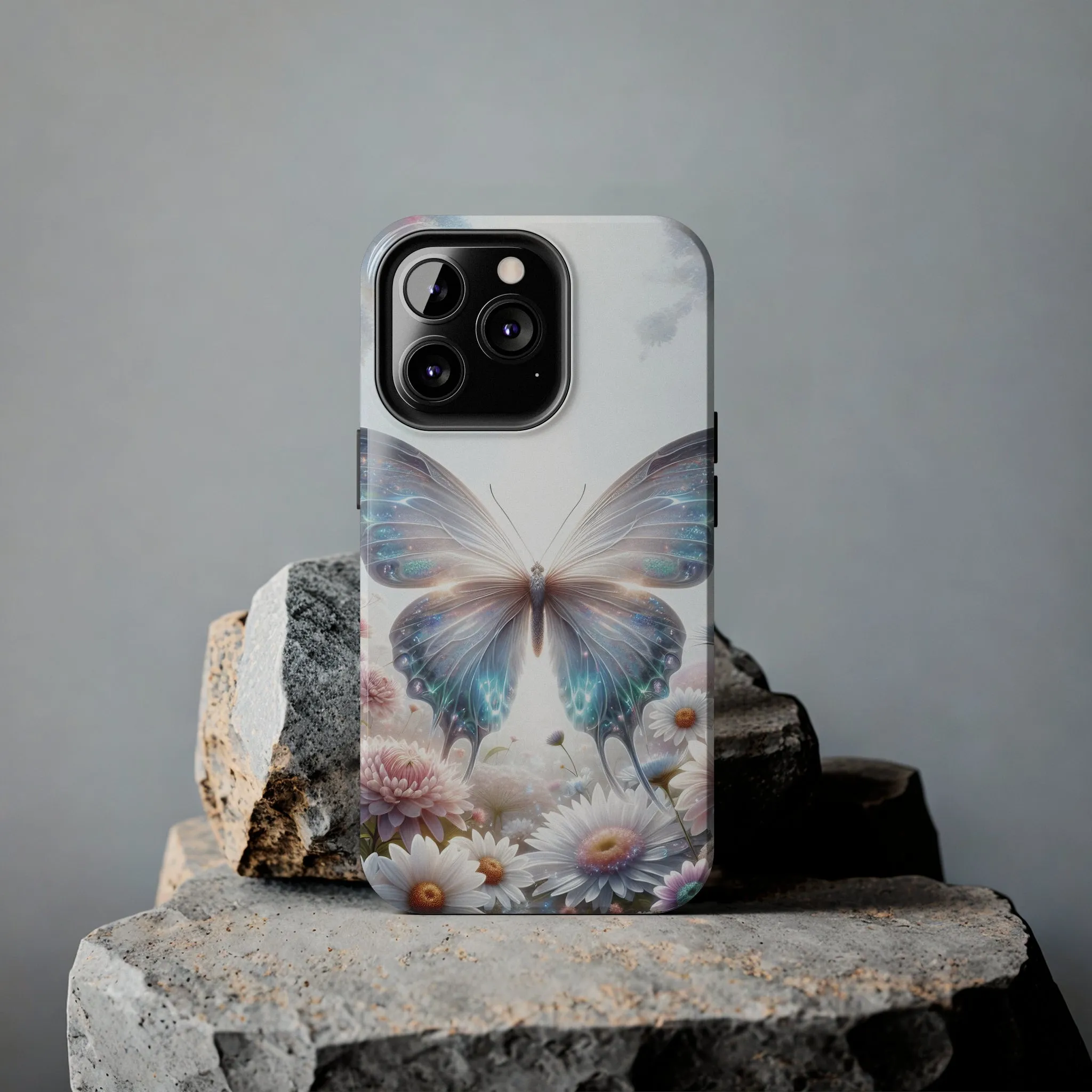 Fantasy Butterfly and Floral design Tough Phone Case compatible with a large variety of iphone models