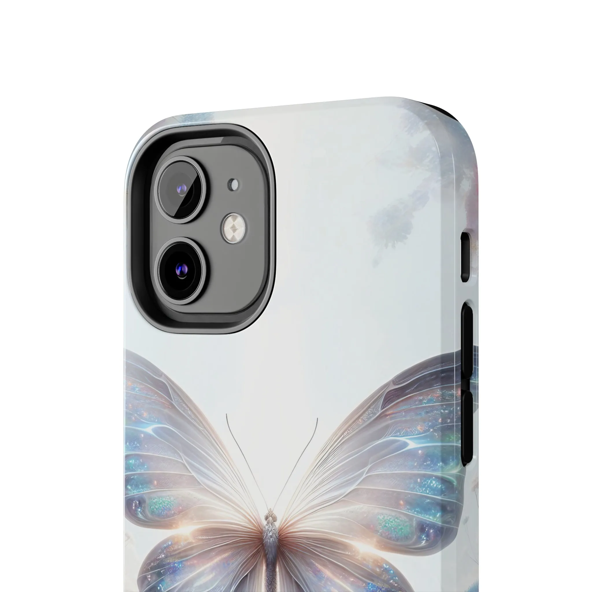 Fantasy Butterfly and Floral design Tough Phone Case compatible with a large variety of iphone models