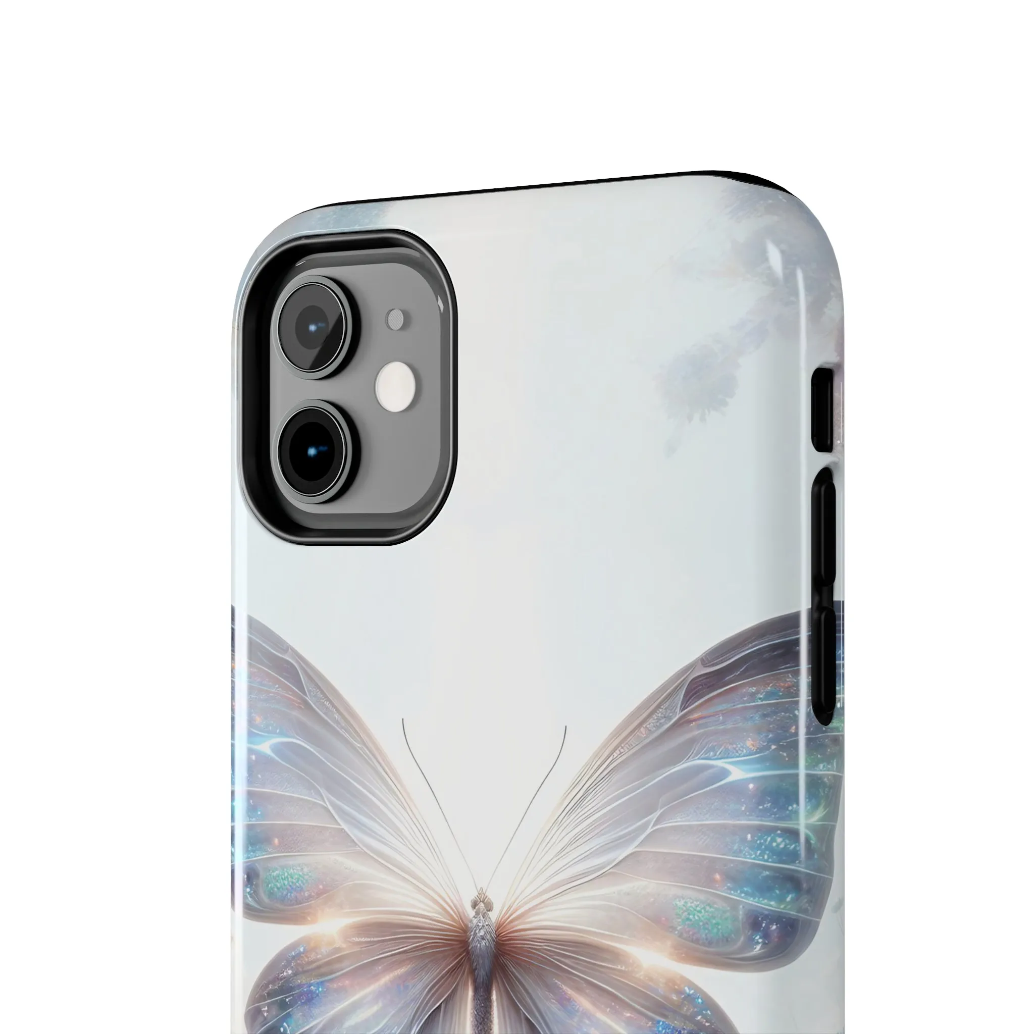 Fantasy Butterfly and Floral design Tough Phone Case compatible with a large variety of iphone models