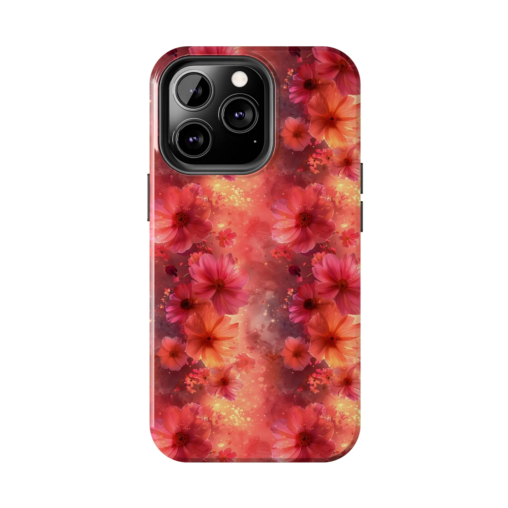 Fantasy Grunge Floral pattern iPhone Case, Aesthetic Phone Cover, Artsy Floral Design, Protective Phone Cover compatible with a large variety of iPhone models, Phone Case, Gift