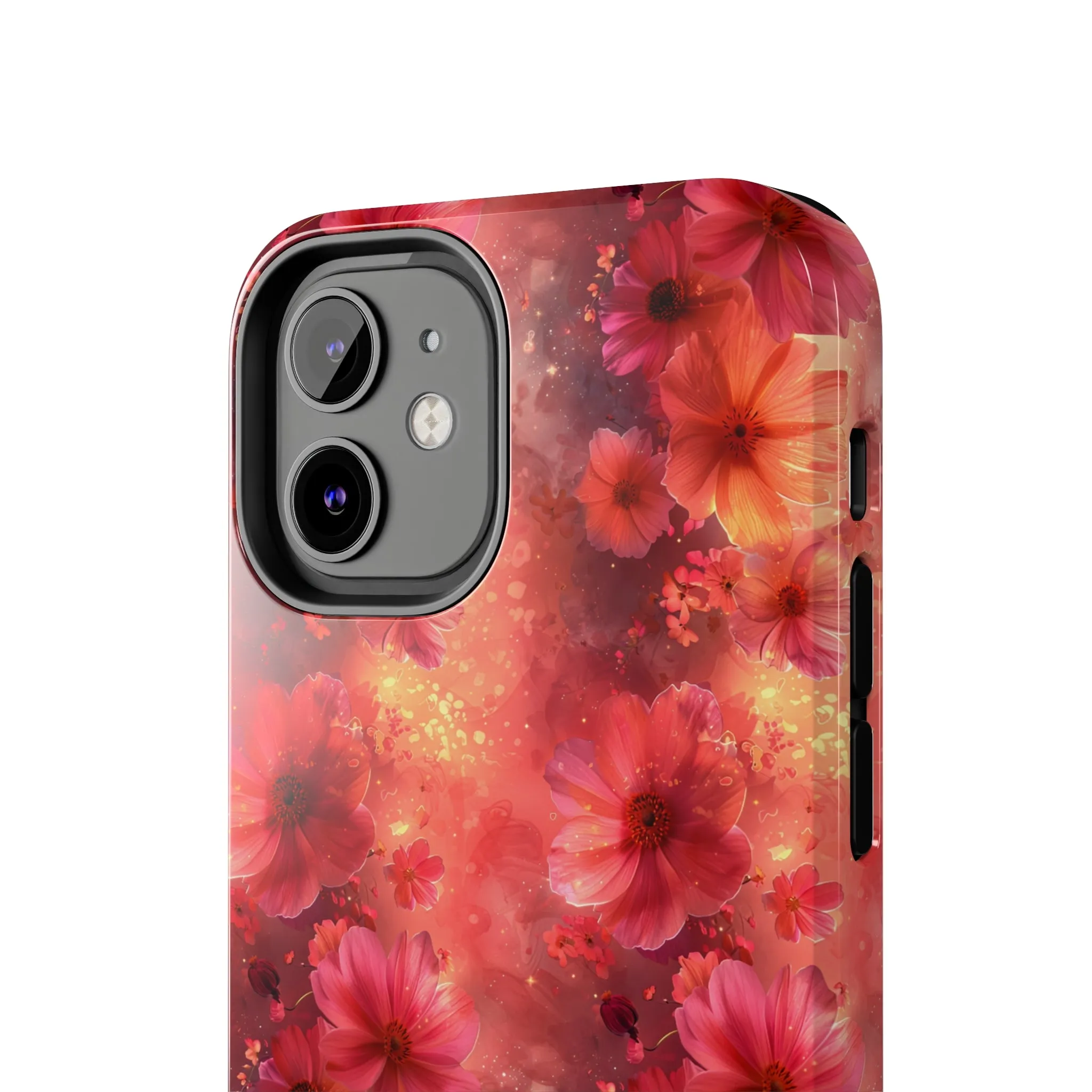 Fantasy Grunge Floral pattern iPhone Case, Aesthetic Phone Cover, Artsy Floral Design, Protective Phone Cover compatible with a large variety of iPhone models, Phone Case, Gift