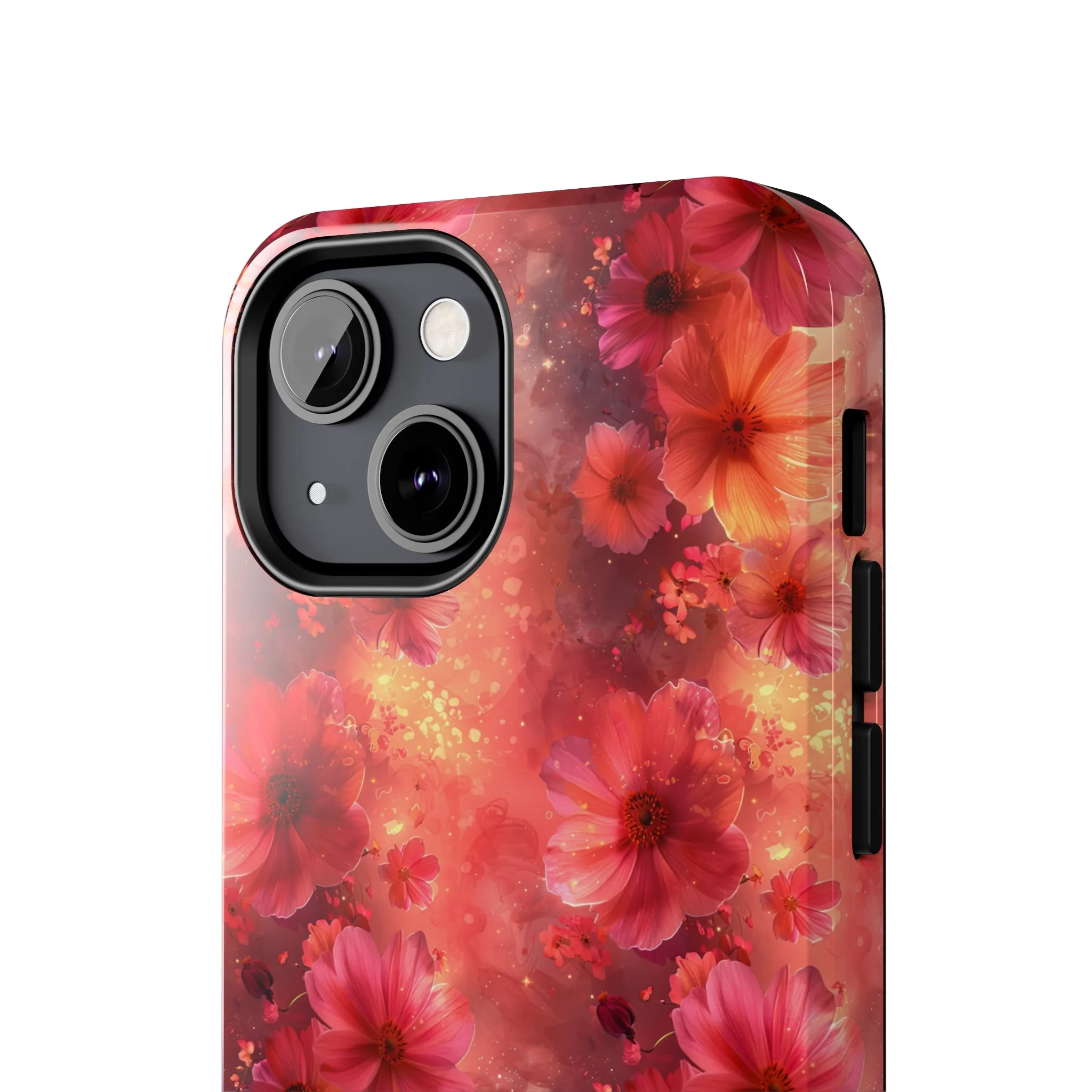 Fantasy Grunge Floral pattern iPhone Case, Aesthetic Phone Cover, Artsy Floral Design, Protective Phone Cover compatible with a large variety of iPhone models, Phone Case, Gift