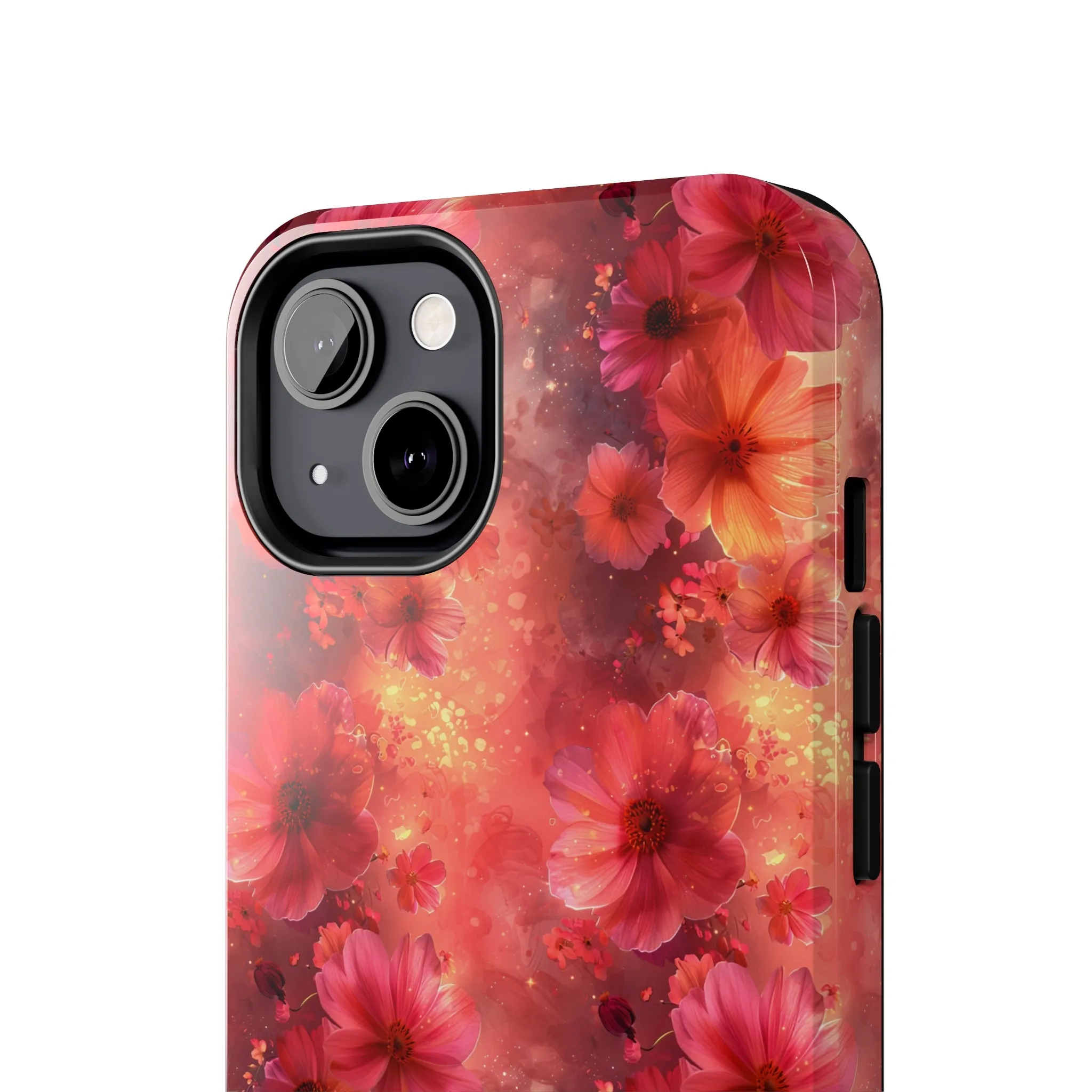 Fantasy Grunge Floral pattern iPhone Case, Aesthetic Phone Cover, Artsy Floral Design, Protective Phone Cover compatible with a large variety of iPhone models, Phone Case, Gift