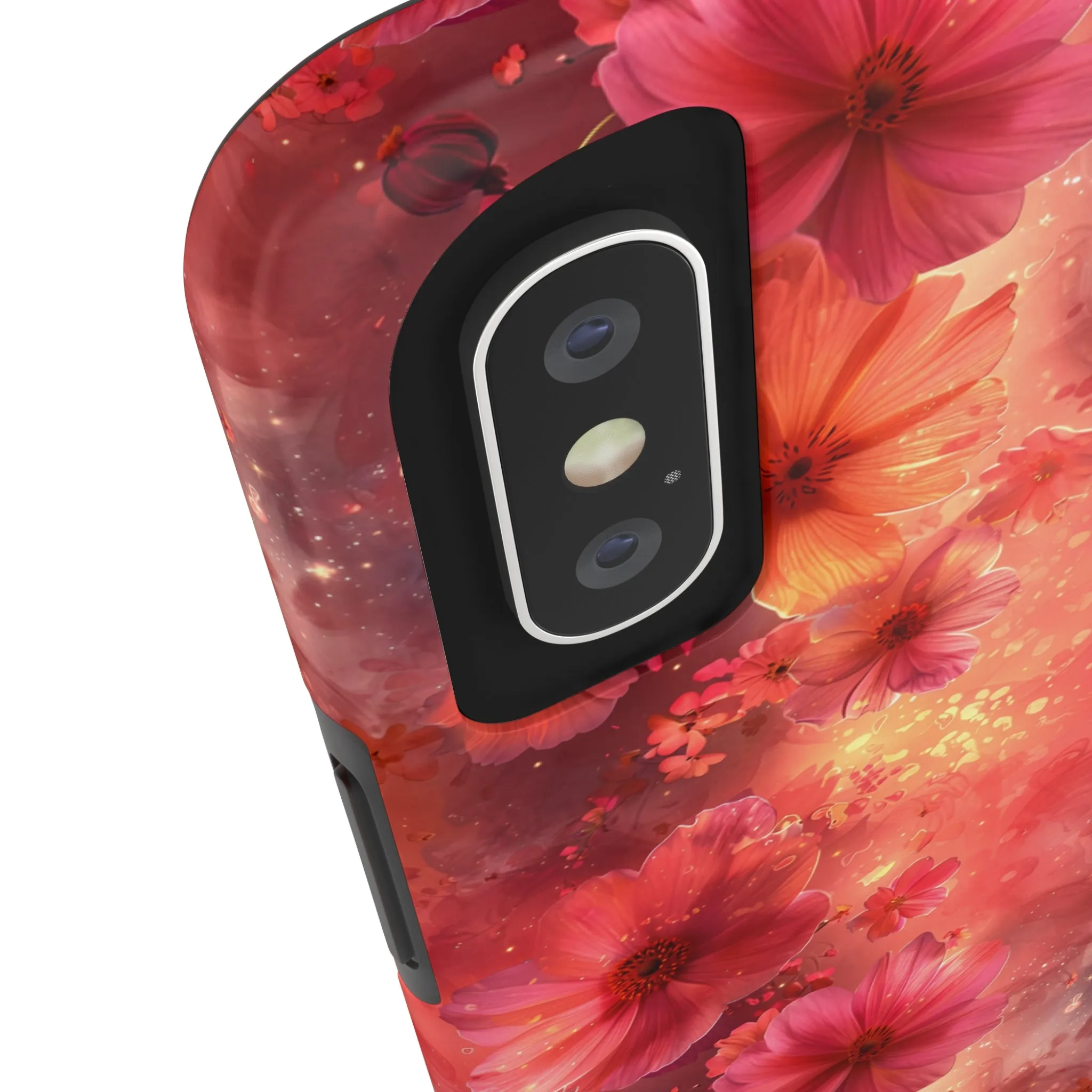 Fantasy Grunge Floral pattern iPhone Case, Aesthetic Phone Cover, Artsy Floral Design, Protective Phone Cover compatible with a large variety of iPhone models, Phone Case, Gift