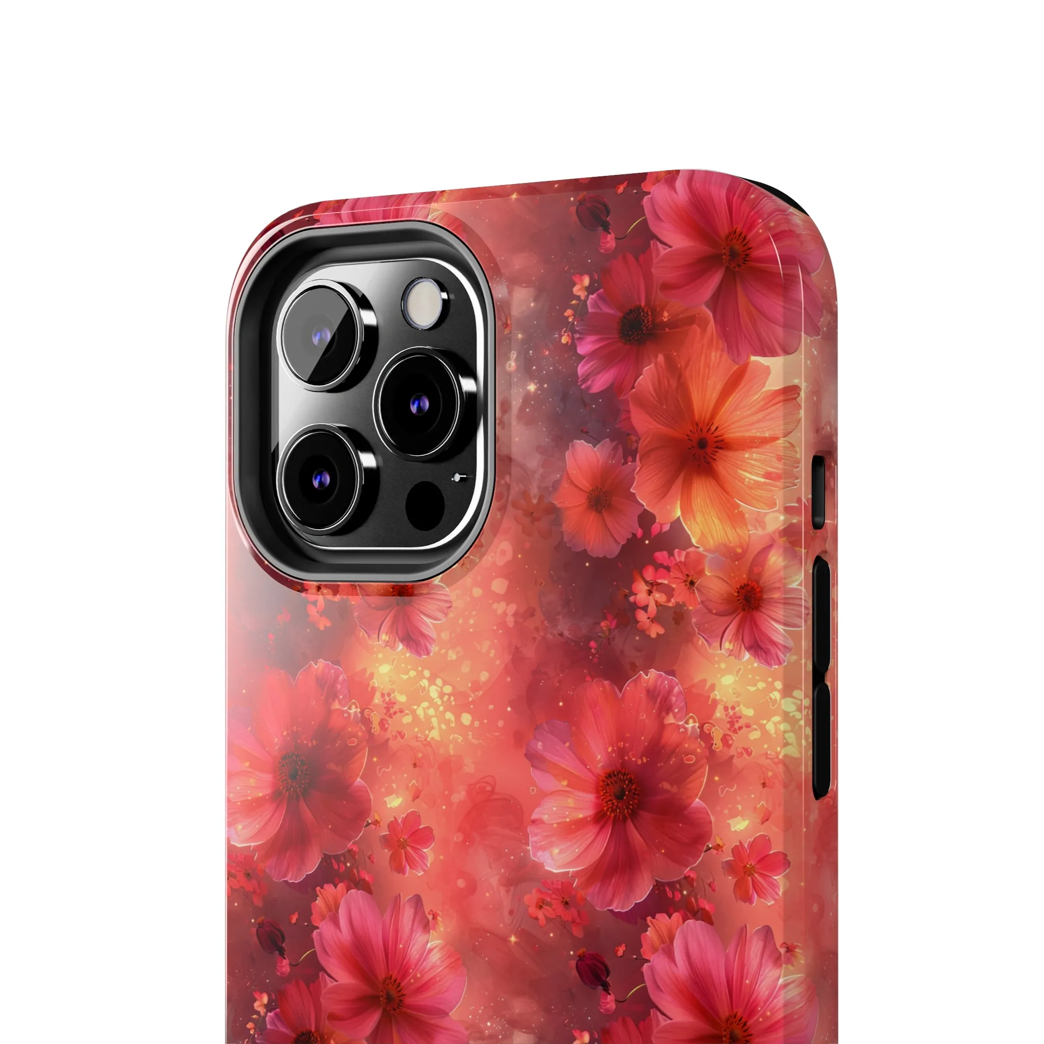 Fantasy Grunge Floral pattern iPhone Case, Aesthetic Phone Cover, Artsy Floral Design, Protective Phone Cover compatible with a large variety of iPhone models, Phone Case, Gift