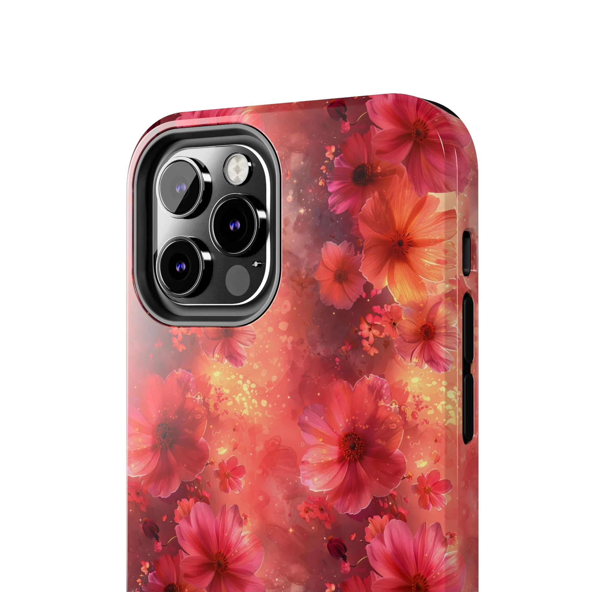 Fantasy Grunge Floral pattern iPhone Case, Aesthetic Phone Cover, Artsy Floral Design, Protective Phone Cover compatible with a large variety of iPhone models, Phone Case, Gift