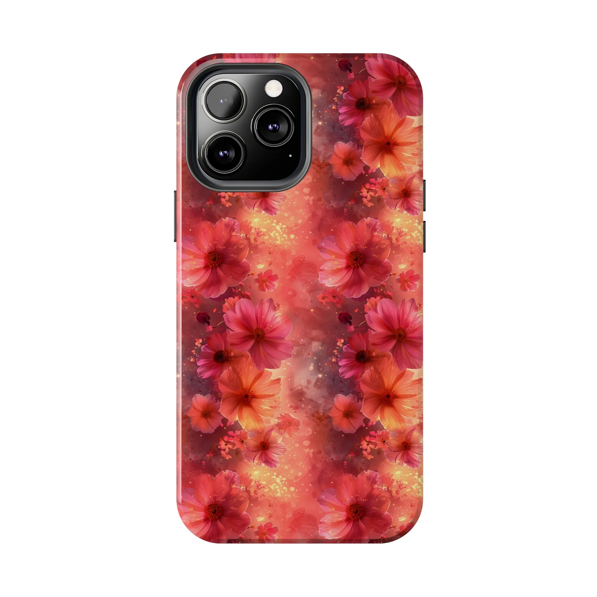 Fantasy Grunge Floral pattern iPhone Case, Aesthetic Phone Cover, Artsy Floral Design, Protective Phone Cover compatible with a large variety of iPhone models, Phone Case, Gift