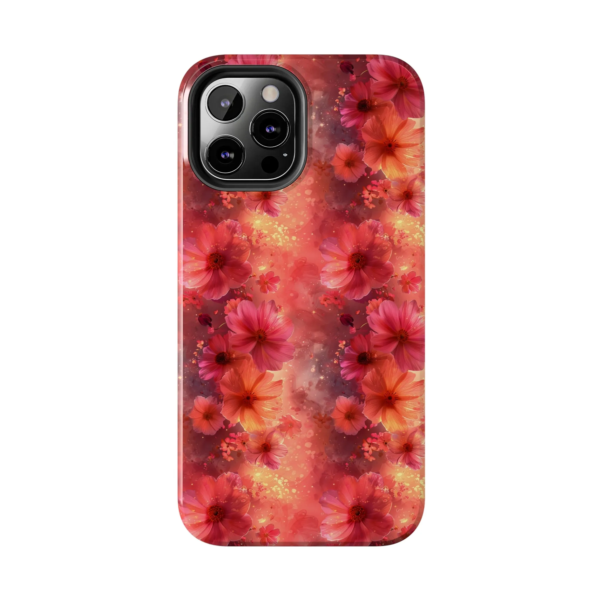 Fantasy Grunge Floral pattern iPhone Case, Aesthetic Phone Cover, Artsy Floral Design, Protective Phone Cover compatible with a large variety of iPhone models, Phone Case, Gift