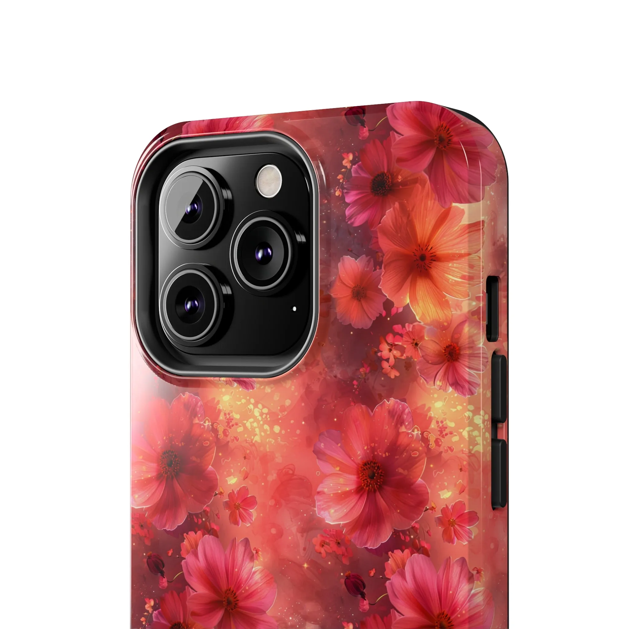 Fantasy Grunge Floral pattern iPhone Case, Aesthetic Phone Cover, Artsy Floral Design, Protective Phone Cover compatible with a large variety of iPhone models, Phone Case, Gift