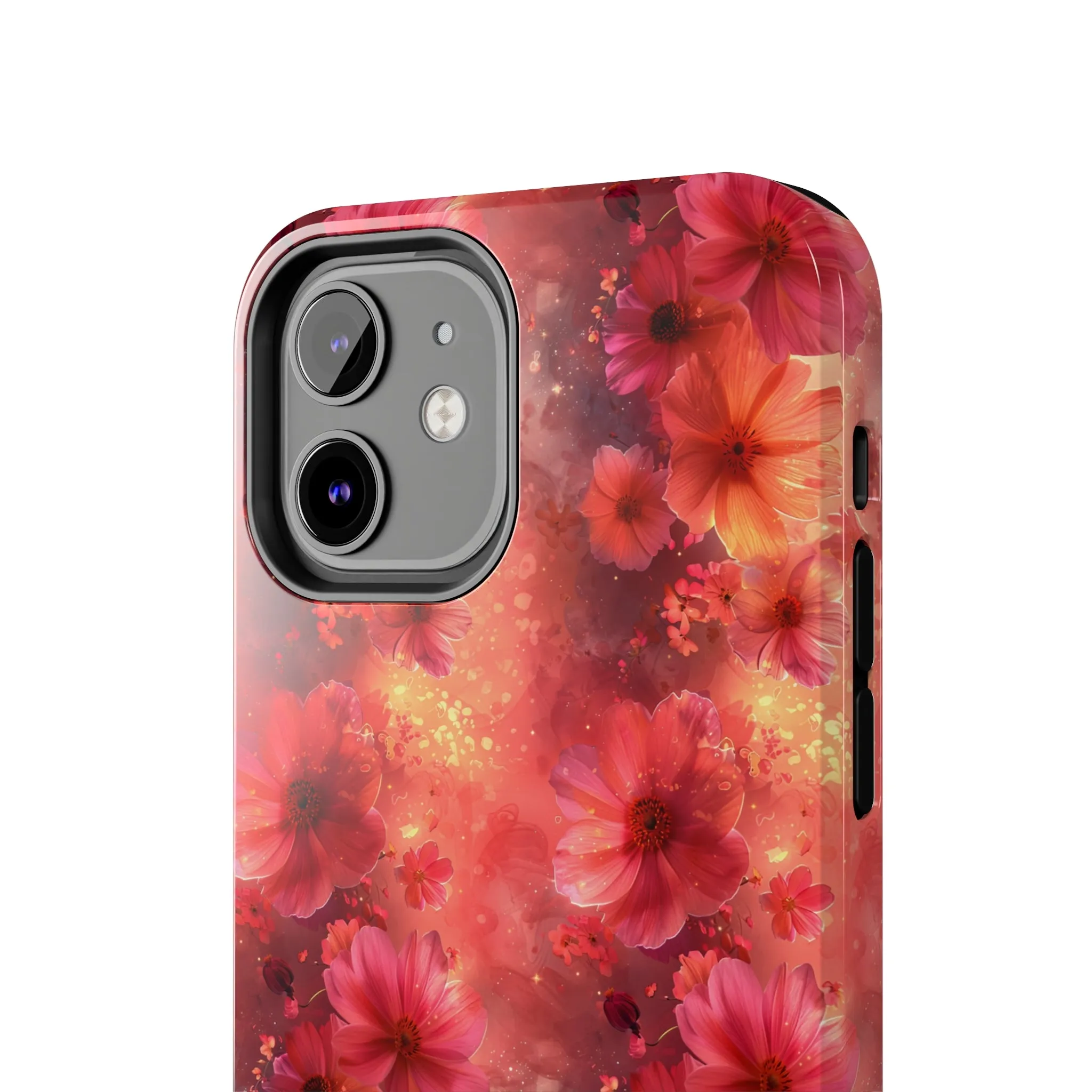 Fantasy Grunge Floral pattern iPhone Case, Aesthetic Phone Cover, Artsy Floral Design, Protective Phone Cover compatible with a large variety of iPhone models, Phone Case, Gift