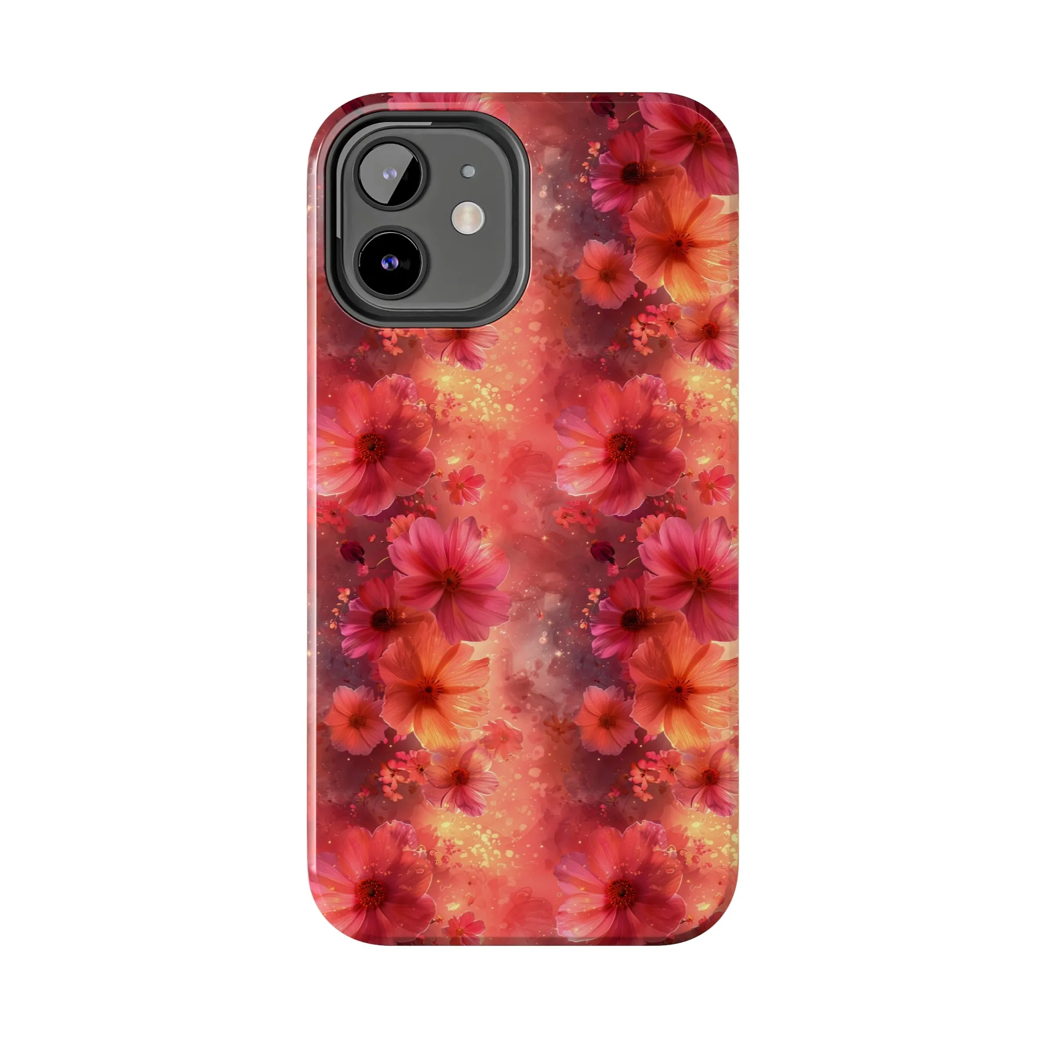 Fantasy Grunge Floral pattern iPhone Case, Aesthetic Phone Cover, Artsy Floral Design, Protective Phone Cover compatible with a large variety of iPhone models, Phone Case, Gift