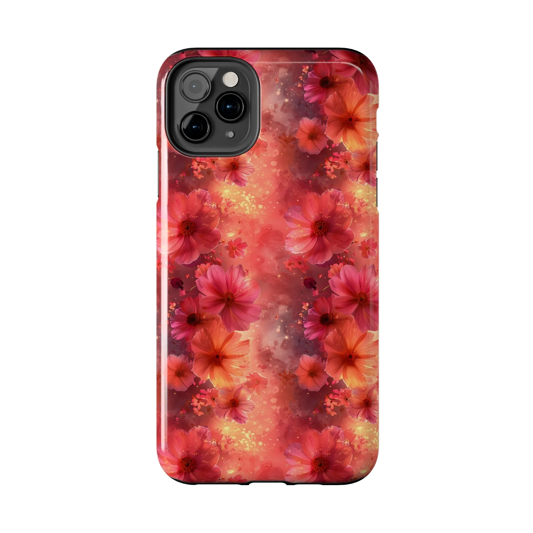 Fantasy Grunge Floral pattern iPhone Case, Aesthetic Phone Cover, Artsy Floral Design, Protective Phone Cover compatible with a large variety of iPhone models, Phone Case, Gift