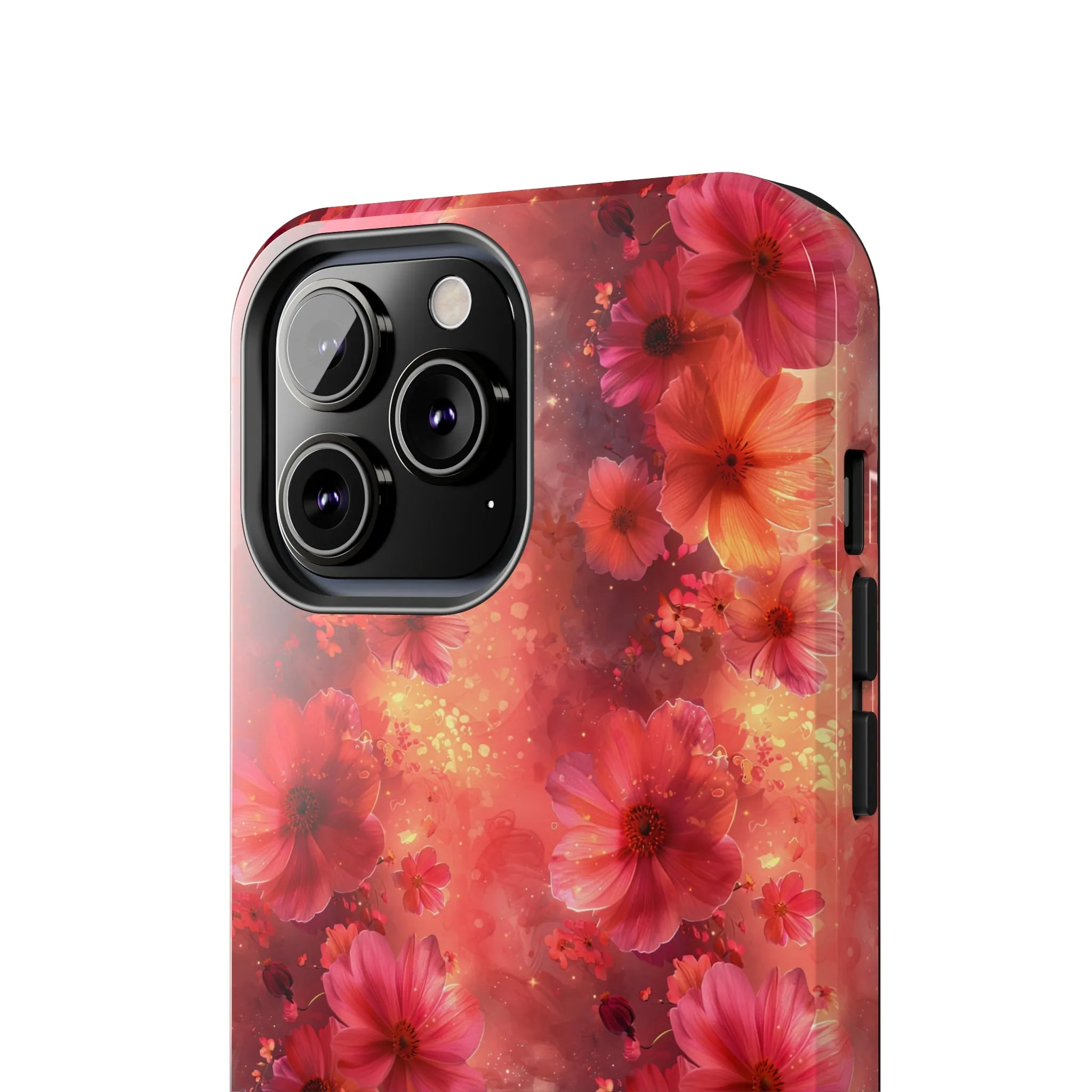 Fantasy Grunge Floral pattern iPhone Case, Aesthetic Phone Cover, Artsy Floral Design, Protective Phone Cover compatible with a large variety of iPhone models, Phone Case, Gift