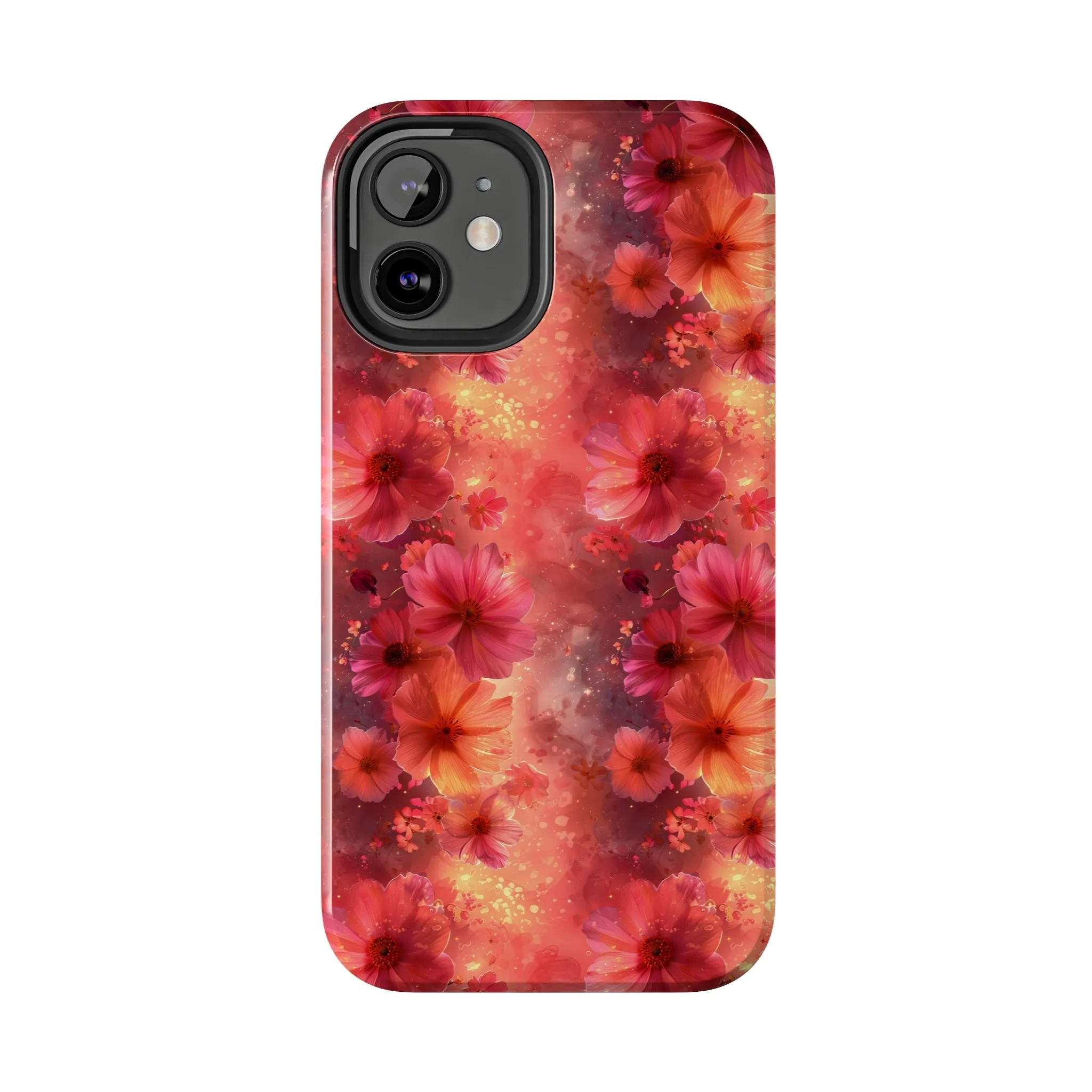 Fantasy Grunge Floral pattern iPhone Case, Aesthetic Phone Cover, Artsy Floral Design, Protective Phone Cover compatible with a large variety of iPhone models, Phone Case, Gift