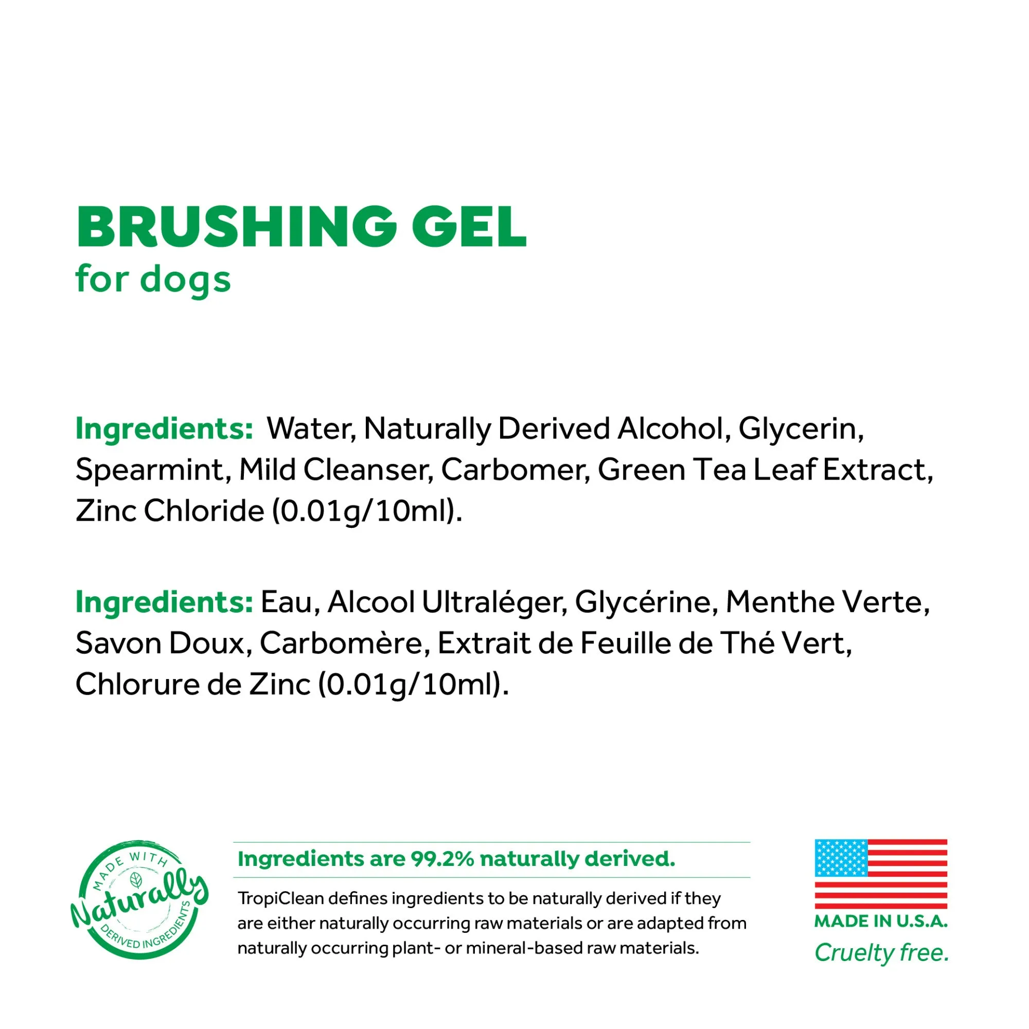 Fresh Breath Dental & Oral Care Brushing Gel for Dogs