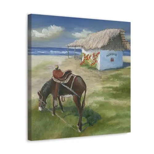 GADGETS WRAP Canvas Gallery Wrap Framed for Home Office Studio Living Room Decoration (10x10inch) - Marisco's In Punta Mita