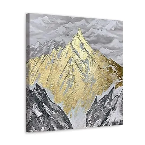 GADGETS WRAP Canvas Gallery Wrap Framed for Home Office Studio Living Room Decoration (10x10inch) - Mt. Incahuasi