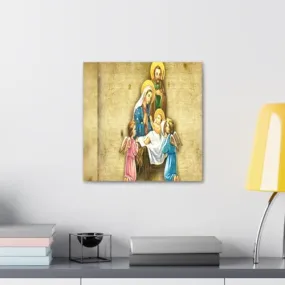 GADGETS WRAP Canvas Gallery Wrap Framed for Home Office Studio Living Room Decoration (10x10inch) - Roman Catholic