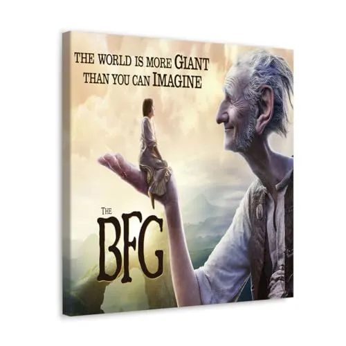 GADGETS WRAP Canvas Gallery Wrap Framed for Home Office Studio Living Room Decoration (10x10inch) - The Bfg