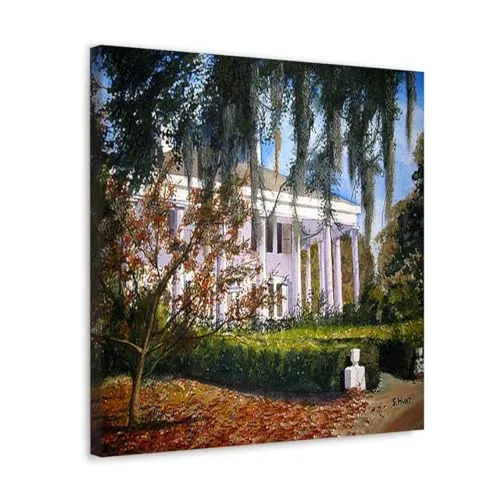 GADGETS WRAP Canvas Gallery Wrap Framed for Home Office Studio Living Room Decoration (10x10inch) - The Columns