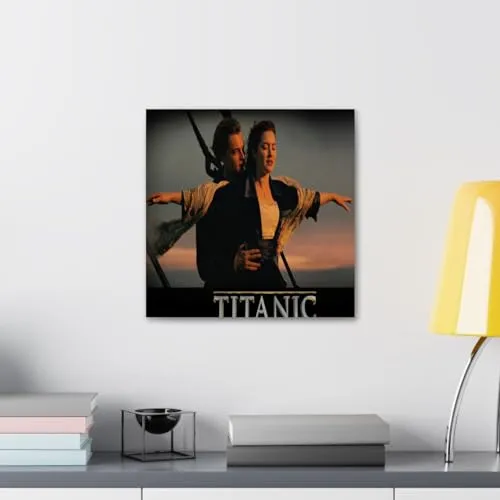 GADGETS WRAP Canvas Gallery Wrap Framed for Home Office Studio Living Room Decoration (10x10inch) - Titanic Legend