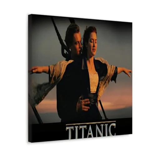 GADGETS WRAP Canvas Gallery Wrap Framed for Home Office Studio Living Room Decoration (10x10inch) - Titanic Legend