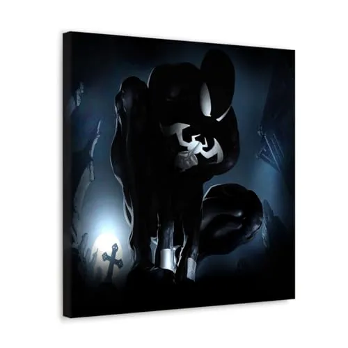 GADGETS WRAP Canvas Gallery Wrap Framed for Home Office Studio Living Room Decoration (10x10inch) - Venom (2)