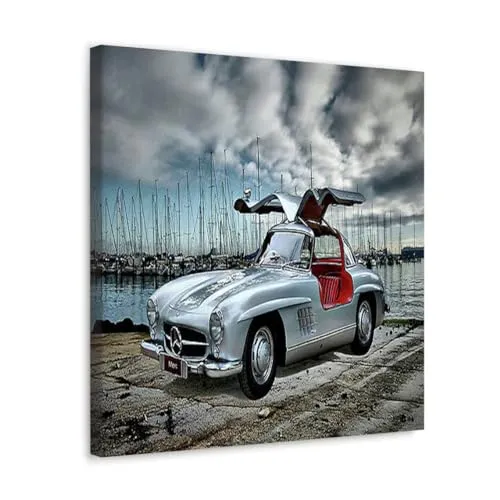 GADGETS WRAP Canvas Gallery Wrap Framed for Home Office Studio Living Room Decoration (10x10inch) - Winged Merc