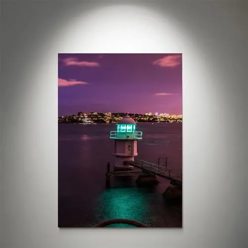 GADGETS WRAP Canvas Gallery Wrap Framed for Home Office Studio Living Room Decoration (11x14inch) - Lighthouse