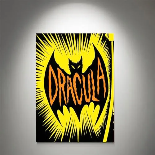 GADGETS WRAP Canvas Gallery Wrap Framed for Home Office Studio Living Room Decoration (11x17inch) - Dracula