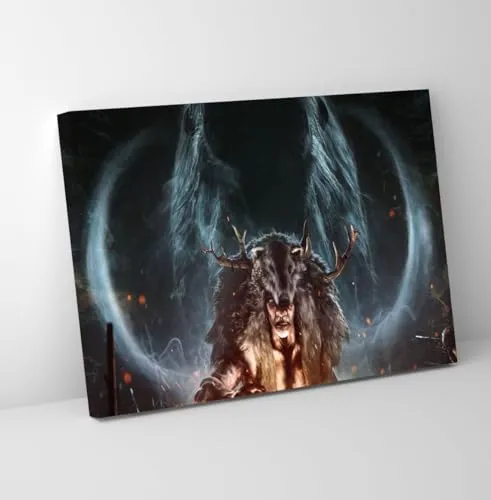 GADGETS WRAP Canvas Gallery Wrap Framed for Home Office Studio Living Room Decoration (11x9inch) - Far Cry Primal Legend Of The Mammoth Missions