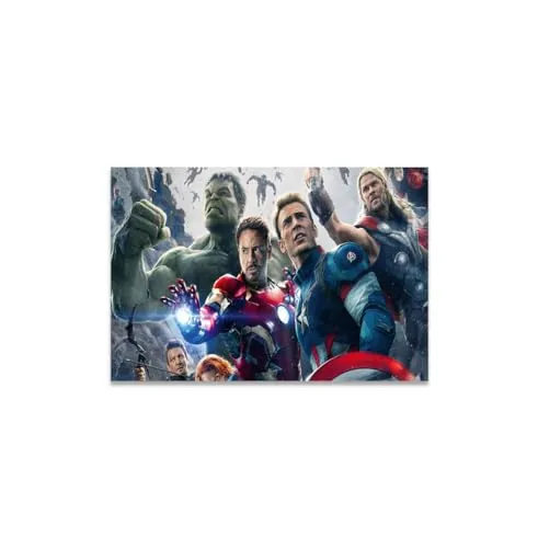 GADGETS WRAP Canvas Gallery Wrap Framed for Home Office Studio Living Room Decoration (11x9inch) - Marvels Avengers Age Of Ultron