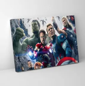 GADGETS WRAP Canvas Gallery Wrap Framed for Home Office Studio Living Room Decoration (11x9inch) - Marvels Avengers Age Of Ultron